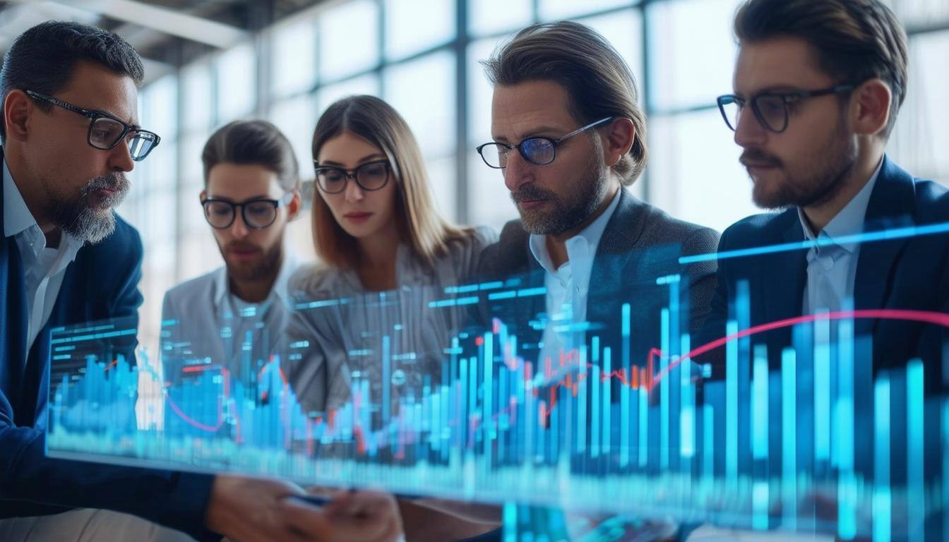 several investors looking at a virtual graph-Jul-14-2025-04-39-00-9637-PM